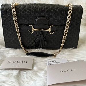🔥 SOLD 🔥GUCCI GUCCISSIMA MEDIUM CHAIN SHOULDER BAG AUTHENTIC